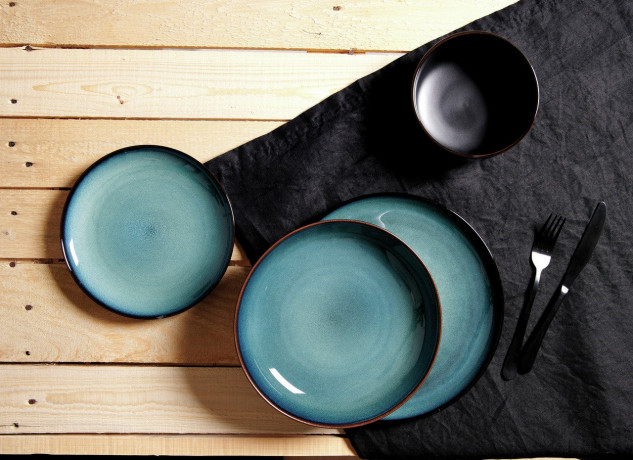 Ritzenhoff & Breker Ritzenhoff & Breker Tafelset 18-tlg. BALI blau Обеденный сервиз Ritzenhoff &amp; Breker, 18 предметов. БАЛИ