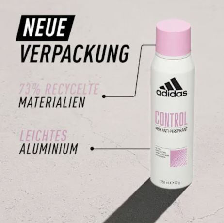 adidas Antitranspirant Deospray Women Control, 150 ml Дезодорант-антиперспирант-спрей Women Control, 150 мл
