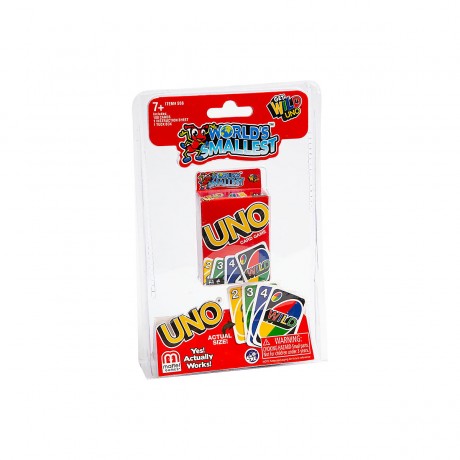 Worlds Smallest Worlds Smallest Uno Card Game Самая маленькая в мире карточная игра Uno