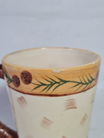 Кружка винтажная Amadeus Canada с головой лося, 2 шт., керамика, 13 см, Канада, 1980-90гг.