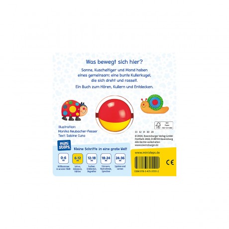 Ravensburger ministeps® Mein erstes Kullerbuch ministeps® Моя первая передвижная книга