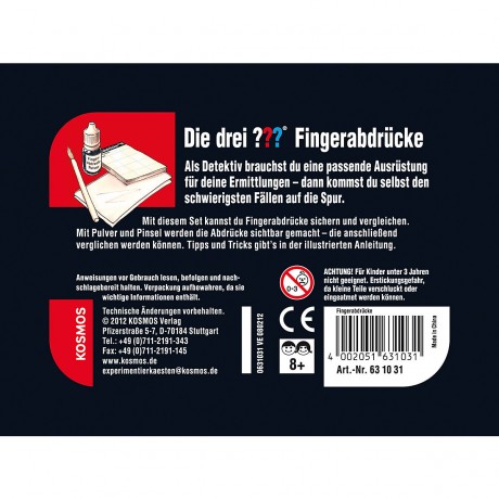 Kosmos Die drei ??? Fingerabdrucke Три ??? отпечатки пальцев