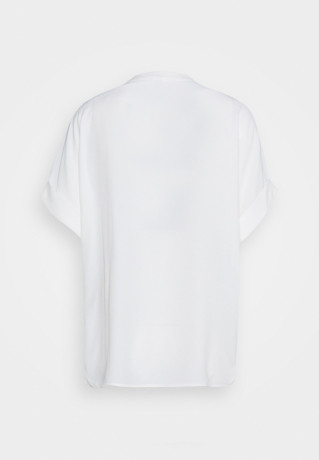 Tommy Hilfiger CREPE BLOUSE Button-down blouse ecru CREPE BLOUSE Блузка на пуговицах экрю