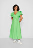Tommy Hilfiger FRILL DRESS Day dress spring lime ПЛАТЬЕ С РЯБКАМИ Повседневное платье весенняя известь