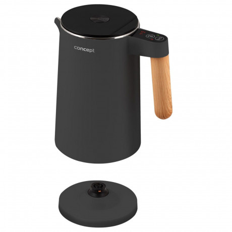 Concept Concept Wasserkocher RK3300/RK3302, Wasserkocher mit Temperaturregelung 1,5L Anthrazit Чайник Concept RK3300/RK3302, чайник с регулировкой температуры 1,5л