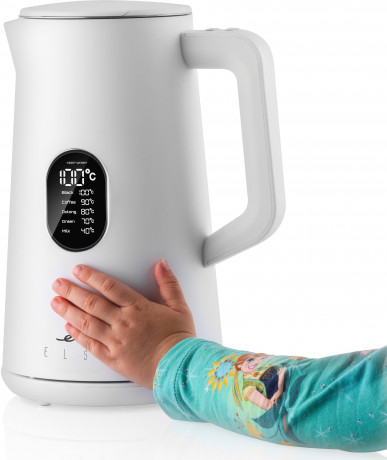 eta eta Wasserkocher ELSA ETA559790010, 1,5 l, 1800 W, Doppelwandiges Design zum Schutz vor Verbrennungen чайник эта ELSA ETA559790010, 1,5 л, 1800 Вт, конструкция с двойными стенками для защиты от ожогов
