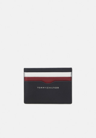 Tommy Hilfiger CENTRAL SMOOTH HOLDER UNISEX Wallet space blue ЦЕНТРАЛЬНЫЙ ГЛАДКИЙ ДЕРЖАТЕЛЬ УНИСЕКС Бумажник космический синий