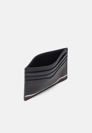 Tommy Hilfiger CENTRAL SMOOTH HOLDER UNISEX Wallet space blue ЦЕНТРАЛЬНЫЙ ГЛАДКИЙ ДЕРЖАТЕЛЬ УНИСЕКС Бумажник космический синий