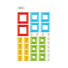 Hocan Vielfalt der Bausteine Lernspielzeug fur Kinder Разнообразие строительных блоков развивающие игрушки для детей