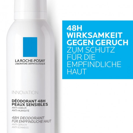 La Roche-Posay La Roche-Posay Deodorant 48h Spray empfindliche Haut La Roche-Posay Дезодорант 48ч Спрей для чувствительной кожи
