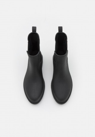 Tommy Hilfiger MATT ANKLE RAINBOOT WITH ELASTIC Wellies black МАТОВЫЕ ДОЖДЕВЫЕ БОТИНКИ С ЭЛАСТИЧКОМ Резиновые сапоги черный
