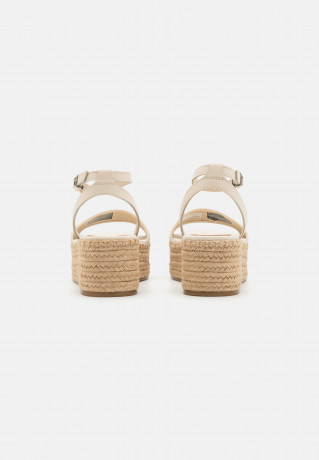 Tommy Hilfiger PLATFORM  Platform sandals sugarcane ПЛАТФОРМА Босоножки на платформе сахарный тростник