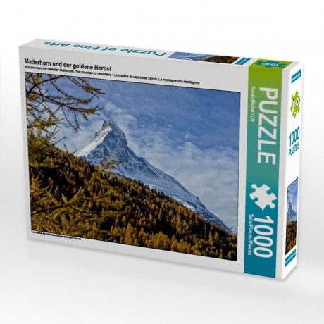 CALVENDO Puzzle CALVENDO Puzzle Matterhorn und der goldene Herbst Пазл CALVENDO Пазл Маттерхорн и золотая осень