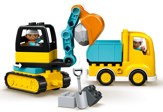 Lego Bagger und Laster экскаваторы и грузовики