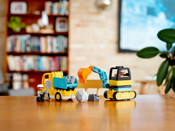 Lego Bagger und Laster экскаваторы и грузовики