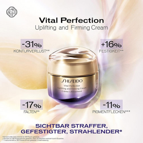 Shiseido Uplifting and Firming Day Cream SPF 30  Подтягивающий и укрепляющий дневной крем SPF 30