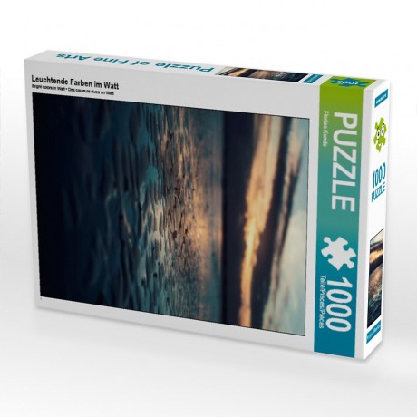 CALVENDO Puzzle CALVENDO Puzzle Leuchtende Farben im Watt Пазл CALVENDO Puzzle Светящиеся цвета в грязи