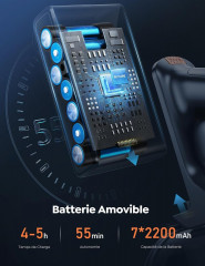 Buture Buture Akku-Hand-und Stielstaubsauger, Beutellos, Saugleistung Staubsauger JR400-V, Kabelloser Staubsauger, Violett  Беспроводной ручной и стержневой пылесос Buture, без мешка, пылесос с силой всасывания JR400-V, беспроводной пылесос, фиолетовый