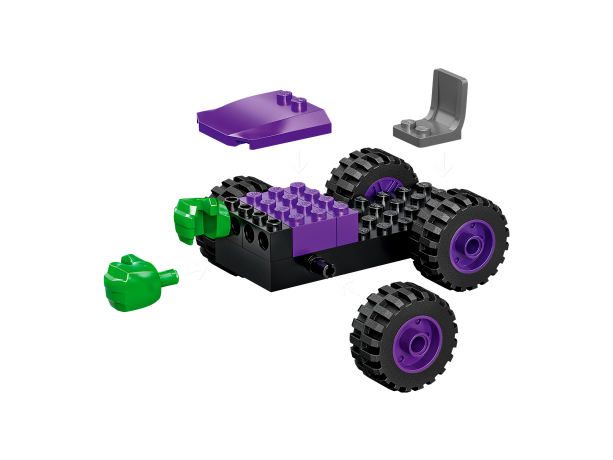 Lego Hulks und Rhinos Truck-Duell Дуэль грузовиков Халкса и Носорога