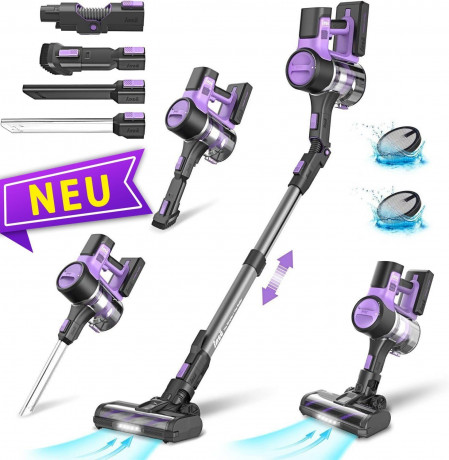 YISORA YISORA Akku-Hand-und Stielstaubsauger S10, 500,00 W, 40KPa, Akku Staubsauger 80 Minuten, Akku-Hand-und Stielstaubsauger blau Беспроводной ручной и стержневой пылесос YISORA S10, 500,00 Вт, 40 кПа, беспроводной пылесос 80 минут, беспроводной ручной 