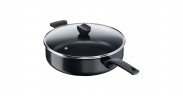 Tefal Tefal Schmorpfanne Easy Cook & Clean, O 24cm schwarz, mit Glasdeckel  schwarz Сковорода для тушения Tefal Easy Cook &amp; Clean, O 24 см, черная, со стеклянной крышкой
