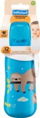 babylove Trinkhalmflasche ab 12 Monaten blau Высококачественная Силиконовая Бутылочка для Детей от 12-ти месяцев, голубая, 330 мл