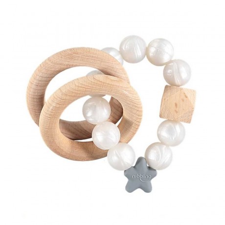 nibbling Beiss- und Rasselringe  Stellar Pearl Кольца Stellar Pearl для прорезывания зубов и погремушки