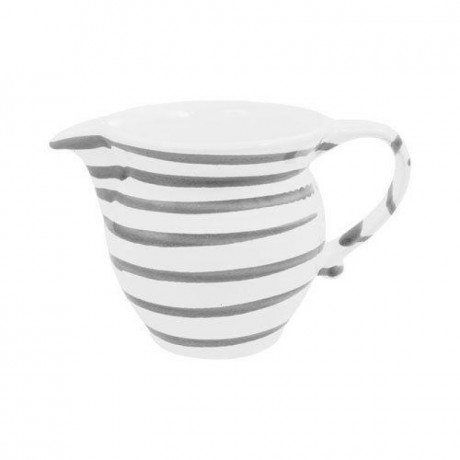 Gmundner Keramik Gmundner Keramik Graugeflammt Milchgiesser glatt 0,5 L / h: 10,8 cm Керамический кувшин для молока Gmundner с серым пламенем, гладкий, 0,5 л / высота: 10,8 см