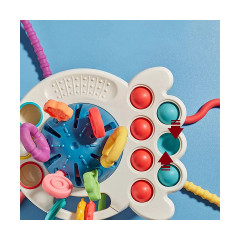 Vicabo Baby Sensorisches Montessori Spielzeug Octopus Motorikspielzeug fur Kinder Детская сенсорная игрушка Монтессори Осьминог Двигательные навыки Игрушка для детей