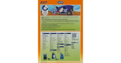 Swirl Swirl Staubsaugerbeutel A07 MicroPor Plus 4 Beutel, 1 Abluftfilter   Вихревые мешки для пылесоса A07 MicroPor Plus 4 мешка, 1 вытяжной фильтр