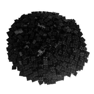 LEGO LEGO 2x2 Steine Schwarz - 250 Stuck -Black Bricks 3003 Черные кирпичи LEGO 2x2 — 250 штук — Black Bricks 3003
