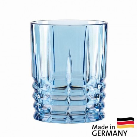 Nachtmann Highland Becher Glas aqua, Нахтман Хайленд Стакан для виски, 345 мл, голубой, 1 шт