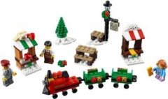 LEGO Weihnachtsbahn Reise Путешествие на рождественском поезде