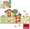 Goula Puzzle 1-5 mit Bauernhoftieren aus Holz Пазл 1-5 с деревянными животными