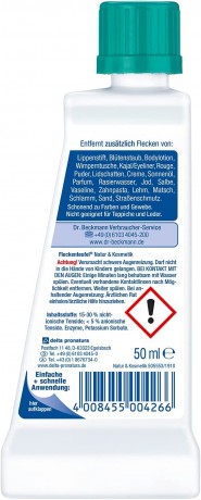 Dr. Beckmann Fleckenentferner Fleckenteufel Natur & Kosmetik, Доктор Бекманн Пятновыводитель Природа и Косметика, 50 мл