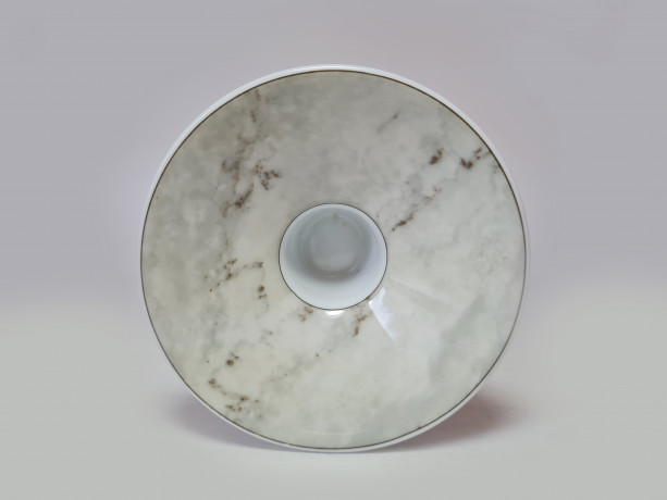 Hutschenreuther IG BCE Подсвечник "Под мрамор", 19,5см x 9,5см, Германия, 1960-70гг.