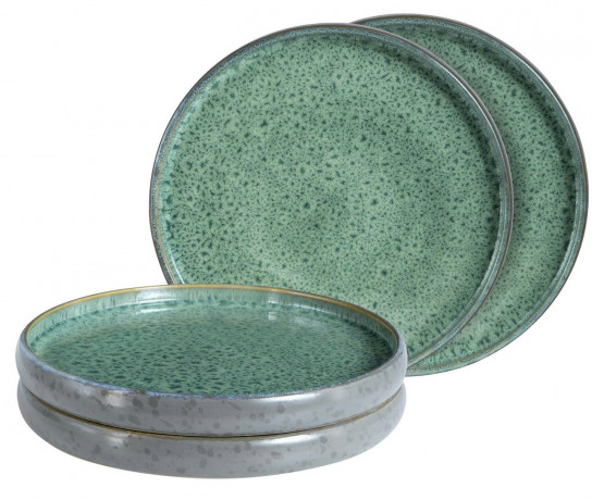 Moritz & Moritz Moritz & Moritz Speiseteller 4-tlg. REACTIV grun Обеденные тарелки Moritz &amp; Moritz 4 шт. РЕАКТИВНЫЙ