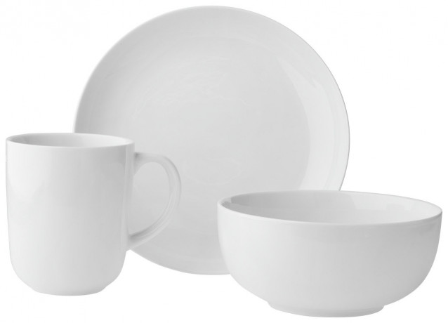 NOVEL Novel Kaffeeservice 18-tlg. Weiss Роман кофейный сервиз 18 шт.