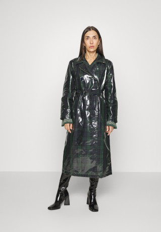 Tommy Hilfiger LAMINATED CHECK Trenchcoat black watch LAMINATED CHECK Тренч черные часы