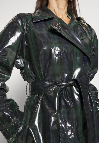 Tommy Hilfiger LAMINATED CHECK Trenchcoat black watch LAMINATED CHECK Тренч черные часы