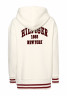 Tommy Hilfiger OVERSIZE VARSITY  Zip-up sweatshirt ecru rot OVERSIZE VARSITY Толстовка на молнии экрю красный