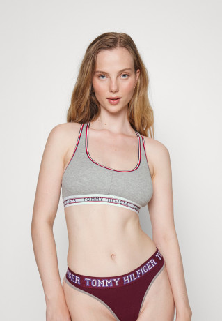 Tommy Hilfiger UNLINED BRALETTE Bustier light grey heather БРАЛЕТ БЕЗ ПОДКЛАДКИ Бюстье светло-серый вереск