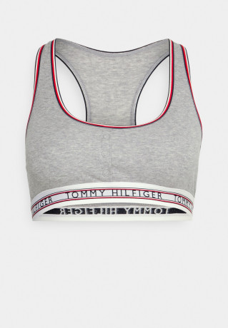 Tommy Hilfiger UNLINED BRALETTE Bustier light grey heather БРАЛЕТ БЕЗ ПОДКЛАДКИ Бюстье светло-серый вереск