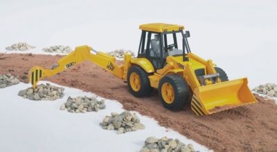 Bruder BRUDER 02428 JCB Baggerlader 4CX Экскаватор-погрузчик BRUDER 02428 JCB 4CX