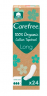 Carefree  Slipeinlagen Organic Cotton Long 24 St, Карефри Ежедневные прокладки из органического хлопка Long 24шт, 10 упаковок (240 штук)