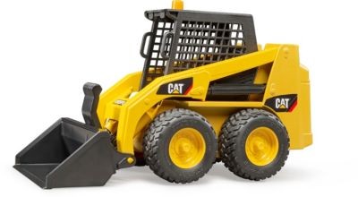 Bruder Kompaktlader Cat 23cm Котик с бортовым поворотом 23см