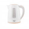 Adler Adler Wasserkocher AD 1264 Wasserkocher 1,7 Liter 2200 Watt Kalkfilter weiss / beige  Чайник Adler AD 1264 чайник 1,7 литра 2200 Вт с фильтром от накипи белый/бежевый
