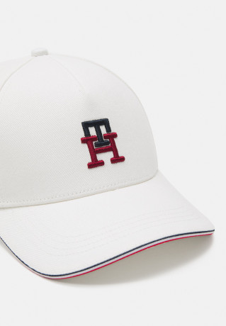 Tommy Hilfiger MONO CORPORATE UNISEX Cap optic white MONO CORPORATE UNISEX Кепка оптический белый