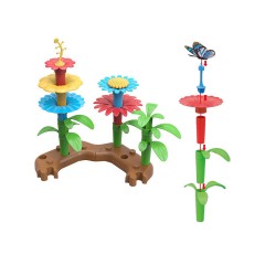 Vicabo Blumengarten Spielzeug Konstruktionsspielzeug fur Kinder Цветочные садовые игрушки Строительные игрушки для детей