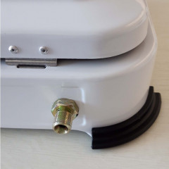 BlueCraft BlueCraft Gaskocher 2-flammig mit Zundsicherung, Gasschlauch 100 cm, Gasregler 50 mbar, mit Propan Gasflasche 11 kg ungefullt-leer 2 in 1 Gasreglerloser  Газовая плита BlueCraft, 2 пламени, с запальным предохранителем, газовый шланг 100 см, газо